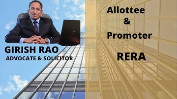 Allottee & Promoter under RERA