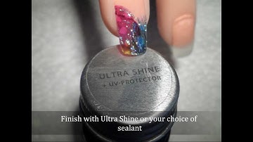 Gel Nail Feather Inlay