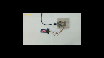 #use  of the TM1637 #display  by #esp32  #board #shorts