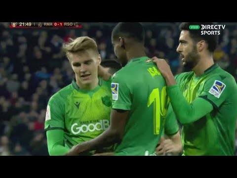 Martin Ødegaard Goal - Real Madrid vs Real Sociedad - 0-1 - 06/02/2020