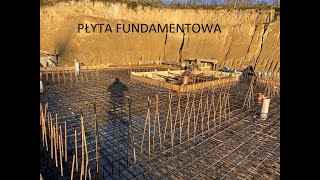 PŁYTA FUNDAMENTOWA, ŚCIANY BETONOWE, ZBROJENIE ŚCIAN,TRUDNE WARUNKI