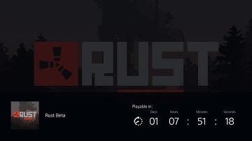 Rust Console Pre-Order Beta Countdown Timer On PlayStation? Supposedly starts Friday the 23rd!