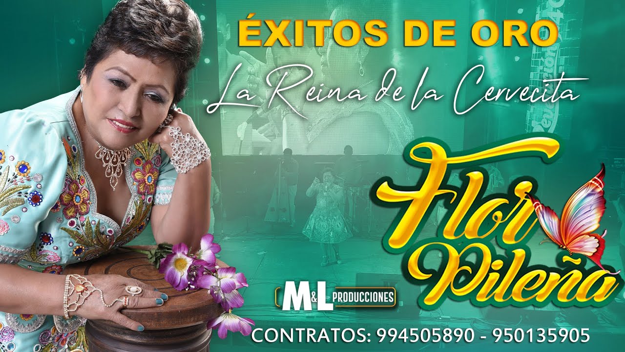 FLOR PILEÑA - Adios amor mio - Tu Desprecio - Canastita - El Solitario- Flor Marchita  Audio Oficial