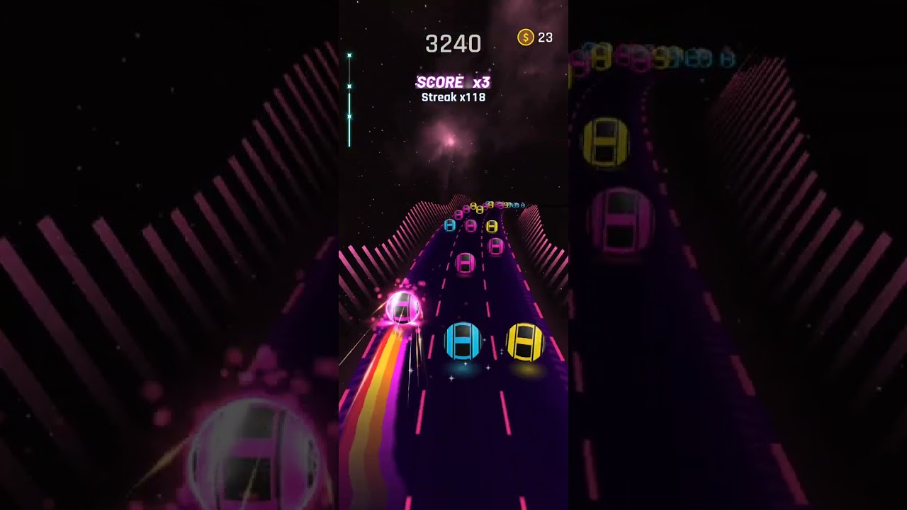 AXEL F - CRAZY FROG gameplay in DANCING ROAD