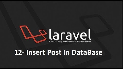 Laravel 5.7 mini project insert post in database in hindi urdu part 12