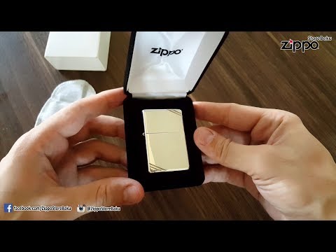 Zippo 14 Sterling Silver Vintage with Slashes - YouTube