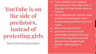 Investigation Youtubes Dirty Little Ecret--Still Helping Virtual Predators After Coppa