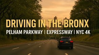Driving in The Bronx | Pelham Parkway Expressway | NYC 4K City Drive