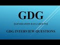 Gdg et questions dentretien sur gdg  mainframe