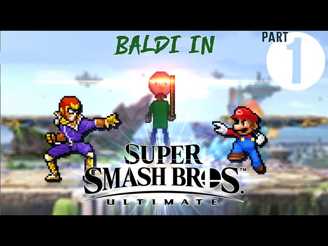 Baldi would be OP in Super Smash Bros_animation_Part 1 class=