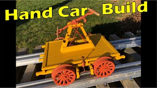 7 1/2 inch gauge operating Hand Car build