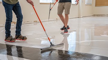 How To Install Designer Epoxy Floors In A 2000 sq ft Office | Step By step Explained