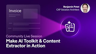 Community Live Session: Make AI Toolkit &amp; Content Extractor in Action