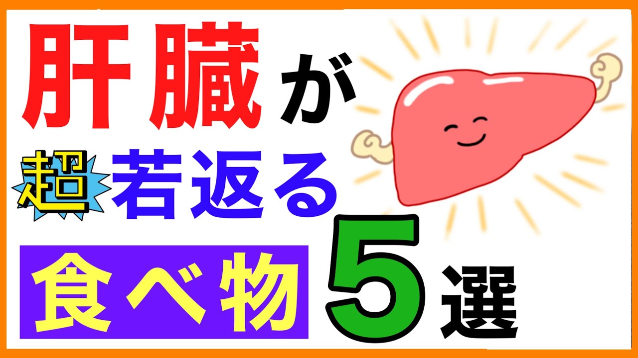 肝臓が若返る食べ物５選［肝臓に良い食べ物］肝臓/若返り/食べ物