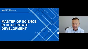 MS Real Estate Development/MBA Program Overview 2025