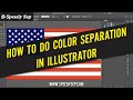 Color Separation for Screen Printing Illustrator (Guide) color separations