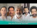 RRR team-Jr NTR, Ram Charan, Alia Bhatt, Ajay Devgan, Rajamouli-creates corona awareness