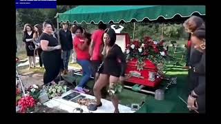 Mother Twerks At Murdered Sons Funeral