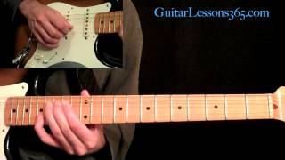 Ozzy Osbourne - Crazy Train Guitar Lesson Pt.3 - Bridge \& Guitar Solo