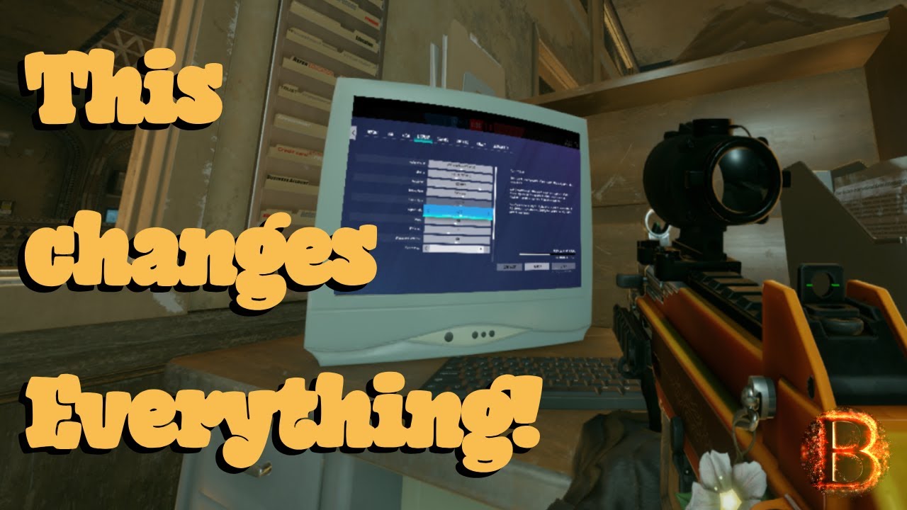 Change your settings to win in R6! - YouTube