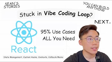 You Can Learn 95% React/Typescript Like A Pro. NO STUCK IN VIBE CODING | State, Hooks, Context, Memo