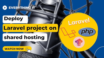 How to deploy Laravel project on a server.