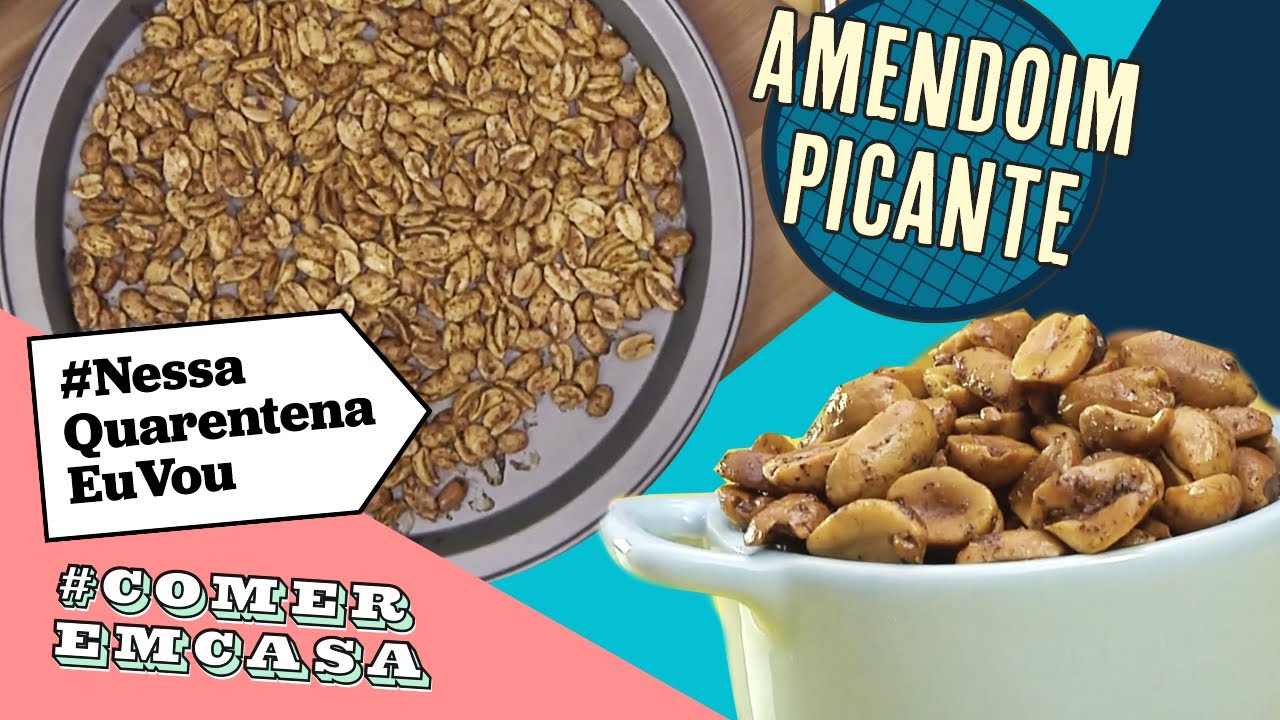 AMENDOIM PICANTE | Sensação de barzinho sem sair de casa!