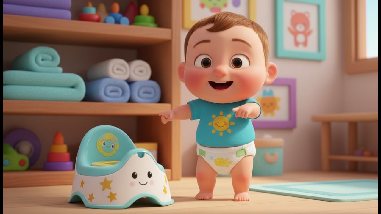Potty Time Happy Day 🚽😊 | Fun Potty Training Song for Kids - YouTube