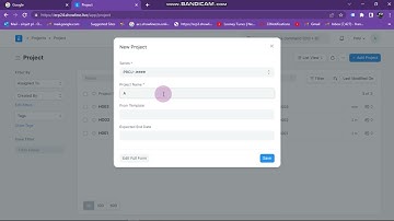 1  Projects ERPNext