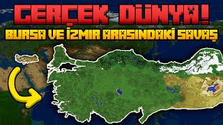 Minecraftta Gerçek Dünya Haritası / Türkiye'nin İç Savaşı Başlıyor..