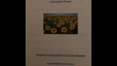 Sunflowers:  A Song for Peace by Judy Kessler perf...