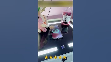 Wireless Charger Night Stand with LED Night Light