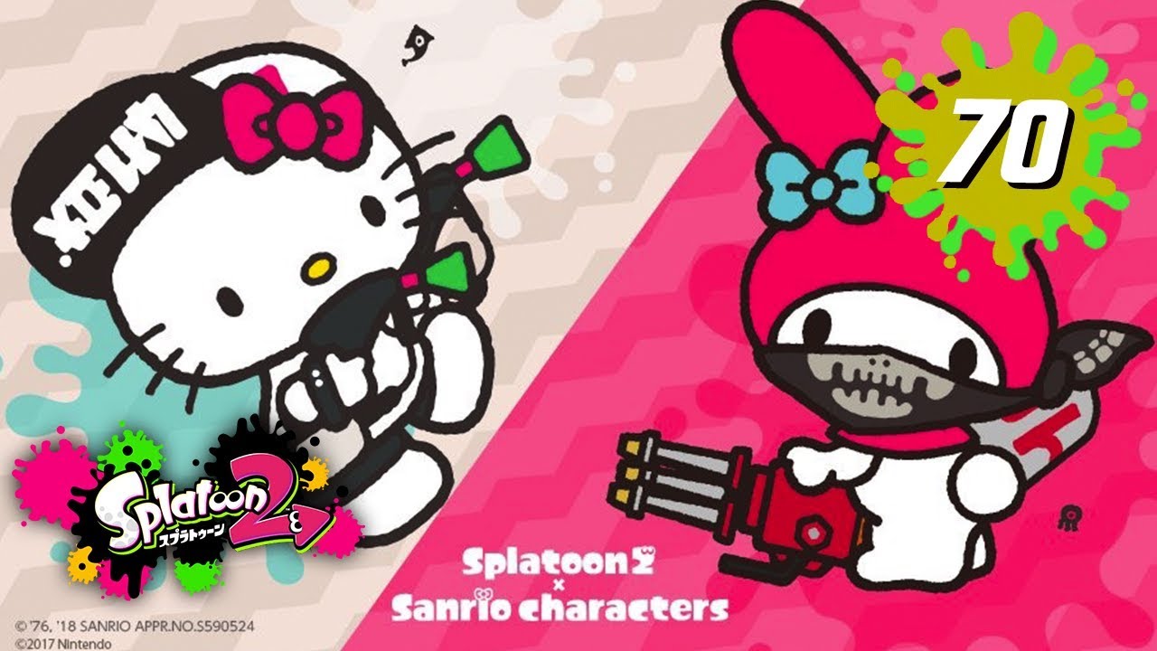 スプラトゥーン2 70 サンリオコラボフェス決勝戦 Youtube
