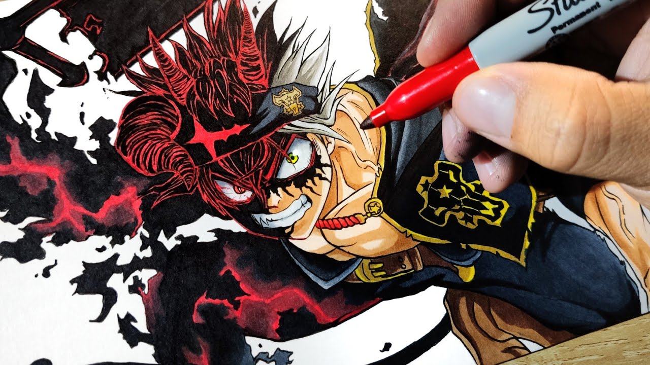 Como Dibujar a Asta | How to draw Asta | Black clover - thptnganamst.edu.vn