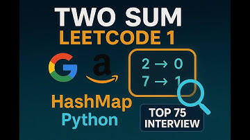 Two Sum - Leetcode 1 - HashMap - Python