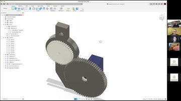 Fusion 360 - Masterclass - Gears, drives and animations - Part 2