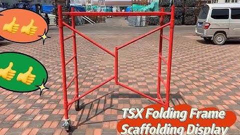 TSX Folding Frame Scaffolding Display