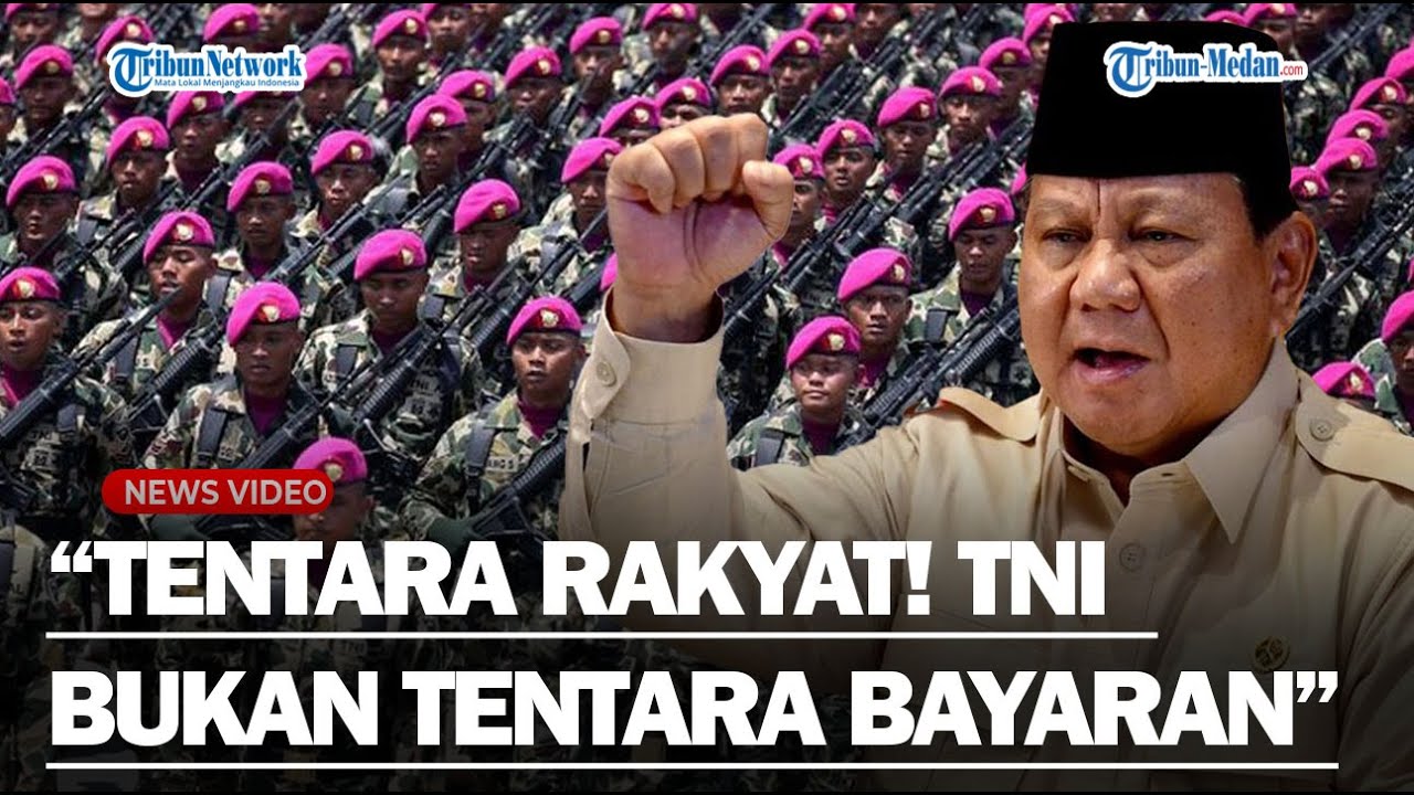 Panglima Api BERAPI API! PRABOWO di Depan Panglima dan Kapolri : TNI Bukan Tentara ...