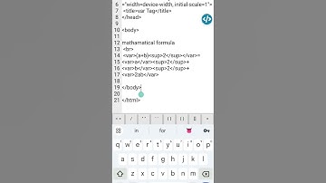 write to a maths formula in html code #shorts #html #coding #programming