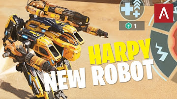 New HARPY Robot Counters Fafnir + Orochis? War Robots Test Server Gameplay WR