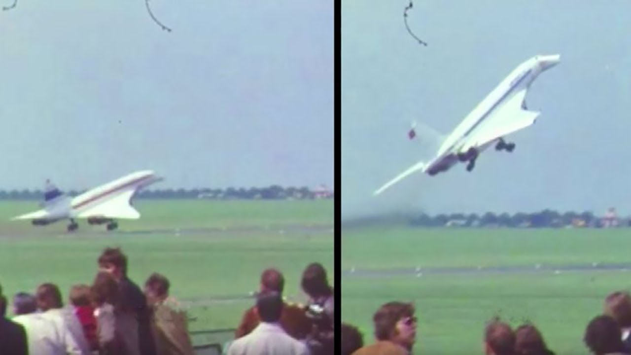 Supersonic Passenger Jet Crash