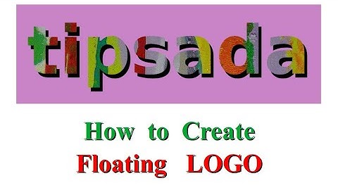 Creating Floating  LOGO  -  GIMP