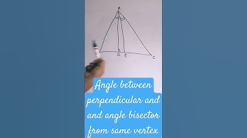 🔥🔥Angle between perpendicular and angle bisector in triangle #ssc #chsl #cpo #cgl🔥🔥
