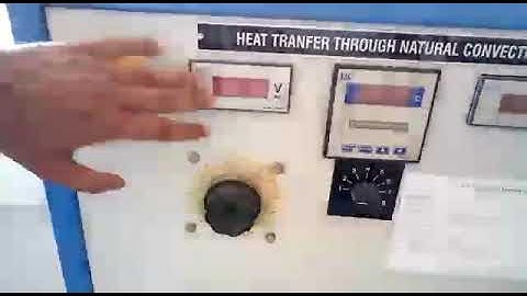 HT-Lab Heat transfer through natural convection experiment by Prof. Manish Nayak