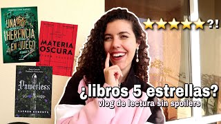 leyendo libros que predigo serán 5 estrellas ¿acierto? ⭐ | reading vlog sin spoilers