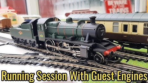 Model Railway Running Session - Guest Locomotives From Kelly Ashford