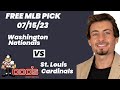 MLB Picks and Predictions - Washington Nationals vs St. Louis Cardinals, 7/15/23 Expert Best Bets