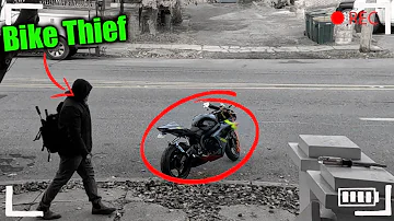 Trying to Steal Our UN-STEAL-able Motorcycle