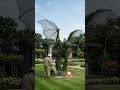 A Giant Bat Just Landed in This Luxury Garden 🦇😳 #topiary