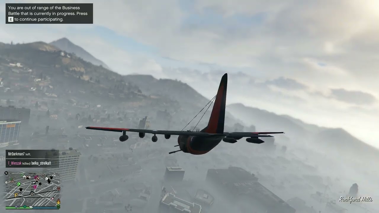 AC 130 Titan 250 D Gameplay In GTA Online And Dominating The Entire 